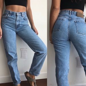 Vintage 90s Calvin Klein High Waist Mom Jeans Size 28